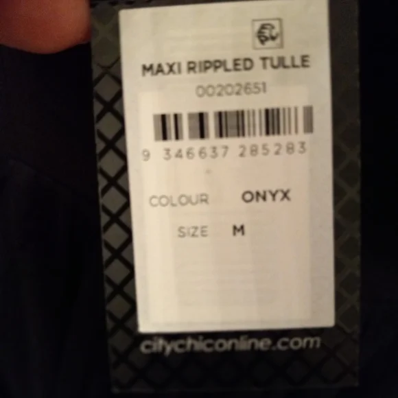 Maxi Tulle Plus Formal Dress NWT. Size 18(M) - Picture 9 of 10